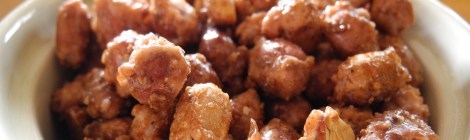 Orange-cardamom candied peanuts